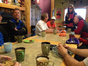 Beans on the Bow is one of the team's regular stops after runs on the south side of Edworthy Park. This photo is from after our run on March 28. 